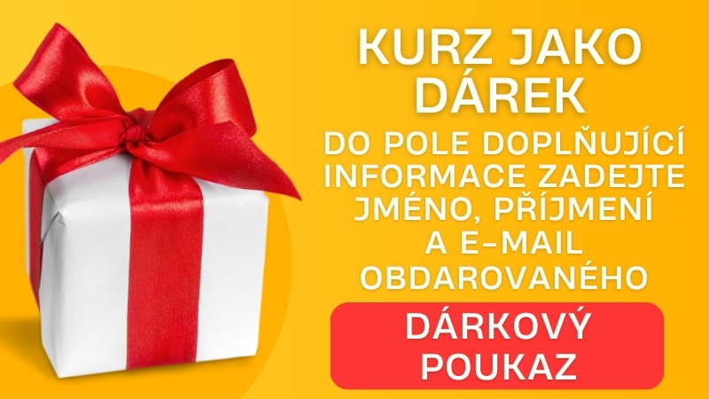 Tip na dárek – Online kurz F100